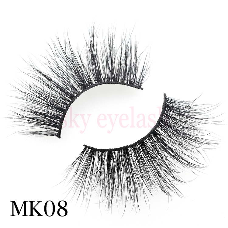 Popular 3D mink eyelash vendor supply Siberia mink fur lashes natural and cruelty free-BW